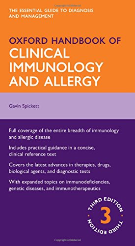 [PDF] Oxford Handbook of Clinical Immunology and Allergy 3rd Edition (2013) by Gavin Spickett