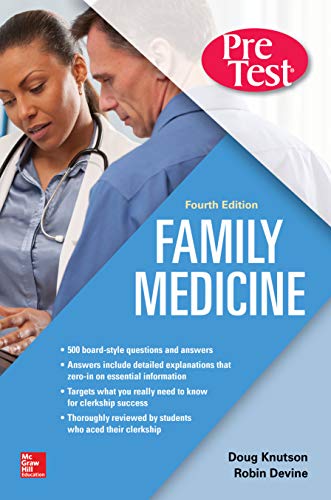 [PDF] PreTest: Family Medicine 4th Edition (2019) by Doug Knutson