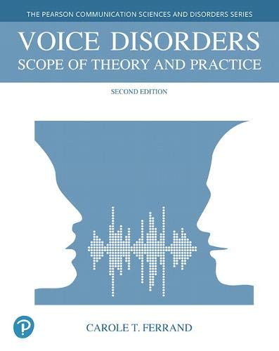 [PDF] Voice Disorders: Scope of Theory and Practice 2nd Edition (2018) by Carole Ferrand