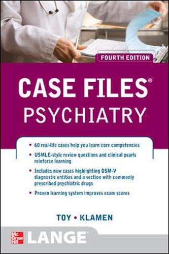 [PDF] Case Files Psychiatry 4th Edition (2012) by Eugene C. Toy