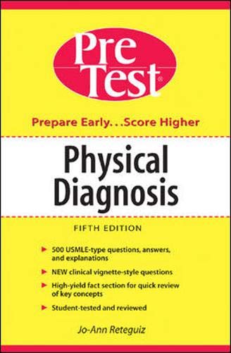 [PDF] Physical Diagnosis PreTest Self (2003) by Jo-Ann Reteguiz