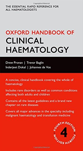 [PDF] Oxford Handbook of Clinical Haematology 4th Edition (2015) by Drew Provan