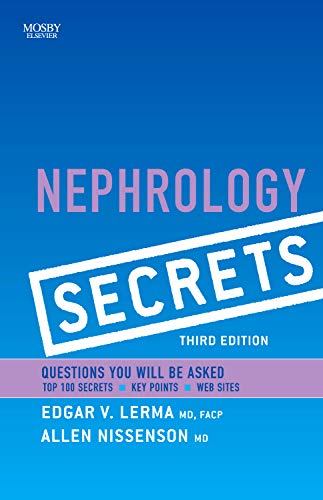 [PDF] Nephrology Secrets Third Edition (2011) by Edgar Lerma