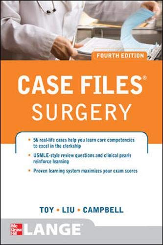 [Epub] Case Files Surgery, 4th Edition (2012) by Eugene C. Toy