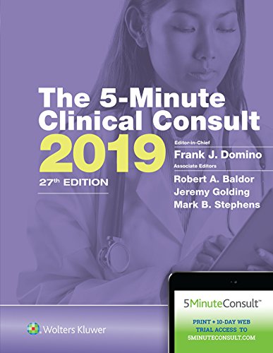 [PDF] The 5 Minute Clinical Consult 27th Edition (2019) by Frank J. Domino