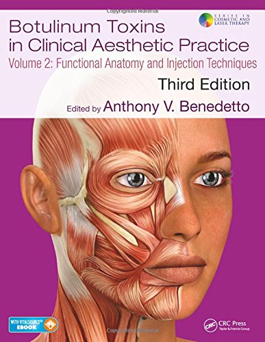 [PDF] Botulinum Toxins in Clinical Aesthetic Practice Third Edition Volume Two: Functional Anatomy and Injection Techniques (2018) by Dr. Anthony V. Benedetto, DO, FACP