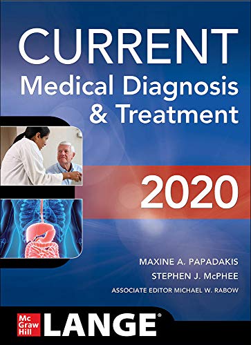 [PDF] CURRENT Medical Diagnosis and Treatment 59th Edition (2020) by Maxine Papadakis