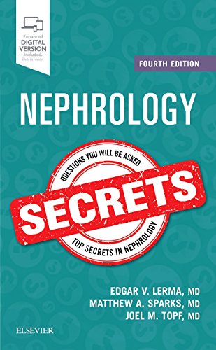 [PDF] Nephrology Secrets 4th Edition (2018) by Edgar V. Lerma