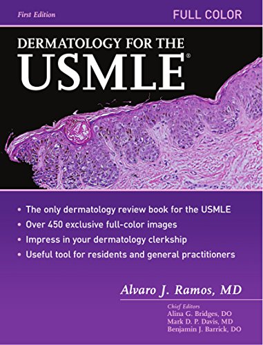 [PDF] Dermatology for the USMLE 2016 (2016) by Alvaro J. Ramos, MD