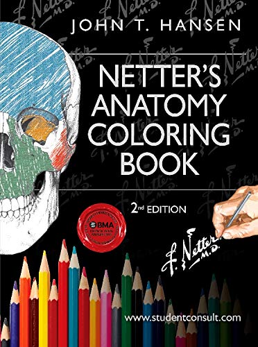 [PDF] Netter’s Anatomy Coloring Book (Netter Basic Science) 2nd Edition (2014) by John T. Hansen PhD