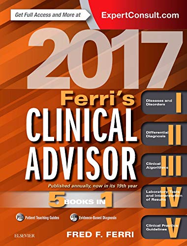 [PDF] Ferri’s Clinical Advisor 2017: 5 Books in 1 (2017) by Fred F. Ferri MD FACP