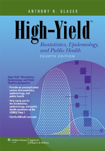 [PDF] High Yield Biostatistics, Epidemiology & Public Health 4th Edition (2013) by Anthony N. Glaser