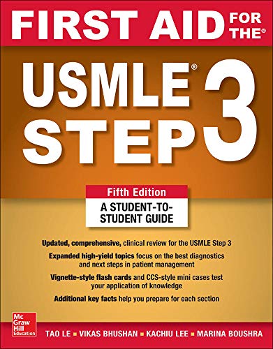 [PDF] First Aid for the USMLE Step 3, 5th Edition (2019) by Tao Le