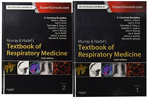 [PDF] Murray and Nadels Textbook of Respiratory Medicine – 2-Volume Set 6th Edition (2016) by Robert J. Mason