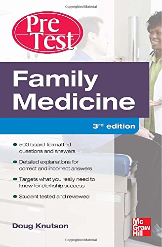 [PDF] Family Medicine PreTest Self-Assessment And Review 3rd Editiond (2012) by Doug Knutson