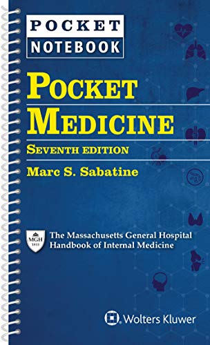 [PDF] Pocket Medicine: The Massachusetts General Hospital Handbook of Internal Medicine 7th Edition (2019) by Dr. Marc S Sabatine MD