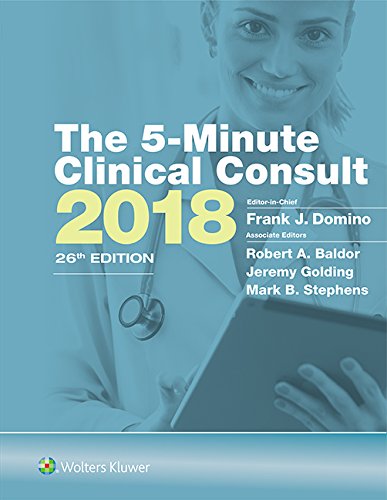 [PDF] The 5 Minute Clinical Consult 26th Edition (2018) by Frank J. Domino