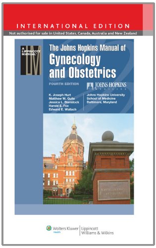 [PDF] The Johns Hopkins Manual of Gynecology and Obstetrics 4th Edition (2011) by Jessica L. Bienstock