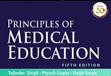 Principles Of Medical Education 5th Edition (2020) by Tejinder Singh PDF