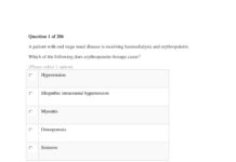 Haematology MRCP I Question Bank – Onexamination (2018) Onexamination
