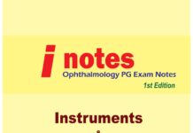 Instruments & Investigations – I notes (Ophthalmology PG Exam Notes) (2014) Dhaval Patel