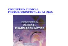 Concepts in Clinical Pharmacokinetics (2005) Joseph T. DiPiro