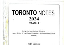 Toronto Notes – Comprehensive Medical Reference and a Review for the Medical Council of Canada Qualifying Exam (MCCQE), Volume 2 (2024) Anders W. Erickson