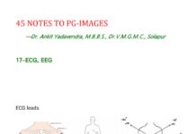 45 Notes to PG ECG and EEG – Key Interpretations and Image-Based Findings in Electrocardiography and Electroencephalography (2023) Dr. Ankit Yadavendra