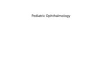Pediatric Ophthalmology – Current Thought and A Practical Guide (2009) M. Edward Wilson