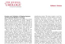 The Journal of Urology – Creation and Validation of Staging Systems and Prognostic Models in Urology (2025) Robert