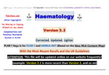 Haematology – PLAB 1 Keys for PLAB-1 and UKMLA-AKT (Based on the New MLA Content-Map) (2024) Plab1Keys.com