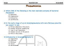 Pathology Multiple Choice Questions (MCQs) – Respiratory System Pathology (2024) Dr. Elnemr