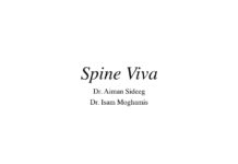 Spine Viva (2023) Dr. Aiman Sideeg