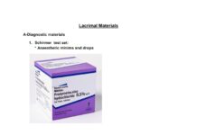 Essential Materials for Lacrimal System Management – A Comprehensive Inventory for Diagnosis and Surgical Procedures (2024) Dr. Evelyn Reed