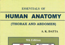 Essentials of Human Anatomy – A Concise Textbook for Medical and Dental Students (2022) A. K. Datta