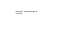 Bonney’s Gynaecological Surgery (2018) Alberto (Tito) de Barros Lopes