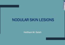 Nodular Skin Lesions (2021) Haitham M. Saleh