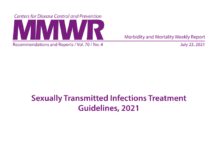 Sexually Transmitted Infections Treatment Guidelines – Recommendations and Reports, Vol. 70, No. 4 (2021) Centers for Disease Control and Prevention (CDC)