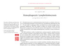 Hemophagocytic Lymphohistiocytosis – Review Article (2025) Jan‑Inge Henter