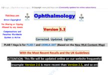 Ophthalmology – PLAB 1 Keys Study Guide for PLAB-1 and UKMLA-AKT (2024) Plab1keys.com