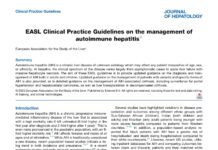 Management of Autoimmune Hepatitis – EASL Clinical Practice Guidelines (2025) European Association for the Study of the Liver