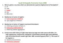 Saudi Orthopedic Promotion Exam – 2008-2016 Practice Question Compilation (2016) Saud