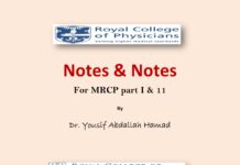 Notes & Notes – For MRCP part I & II (2017) Dr. Yousif Abdallah Hamad