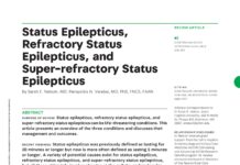 Status Epilepticus, Refractory Status Epilepticus, and Super-refractory Status Epilepticus (2018) Sarah E. Nelson, MD