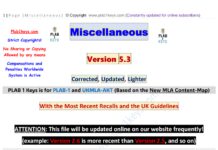 PLAB 1 Keys – Miscellaneous Notes for PLAB-1 and UKMLA-AKT (2024) Plab1keys.com