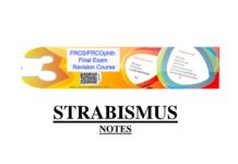 Strabismus Notes – Work up, ESO-DEVIATION, EXO-DEVIATION, and Management for Final Exam Course (2013) Ayman Elghonemy