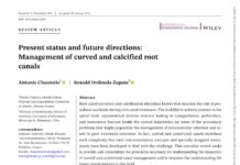 Present status and future directions Management of curved and calcified root canals (2022) Antonis Chaniotis