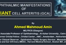 Ophthalmic Manifestations of Giant Cell Arteritis (GCA) (2023) Ahmed Mahmoud Amin