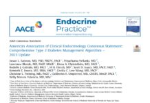 American Association of Clinical Endocrinology Consensus Statement – Comprehensive Type 2 Diabetes Management Algorithm (2023) Susan L. Samson