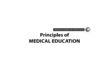 Principles of Medical Education (2013) Tejinder Singh
